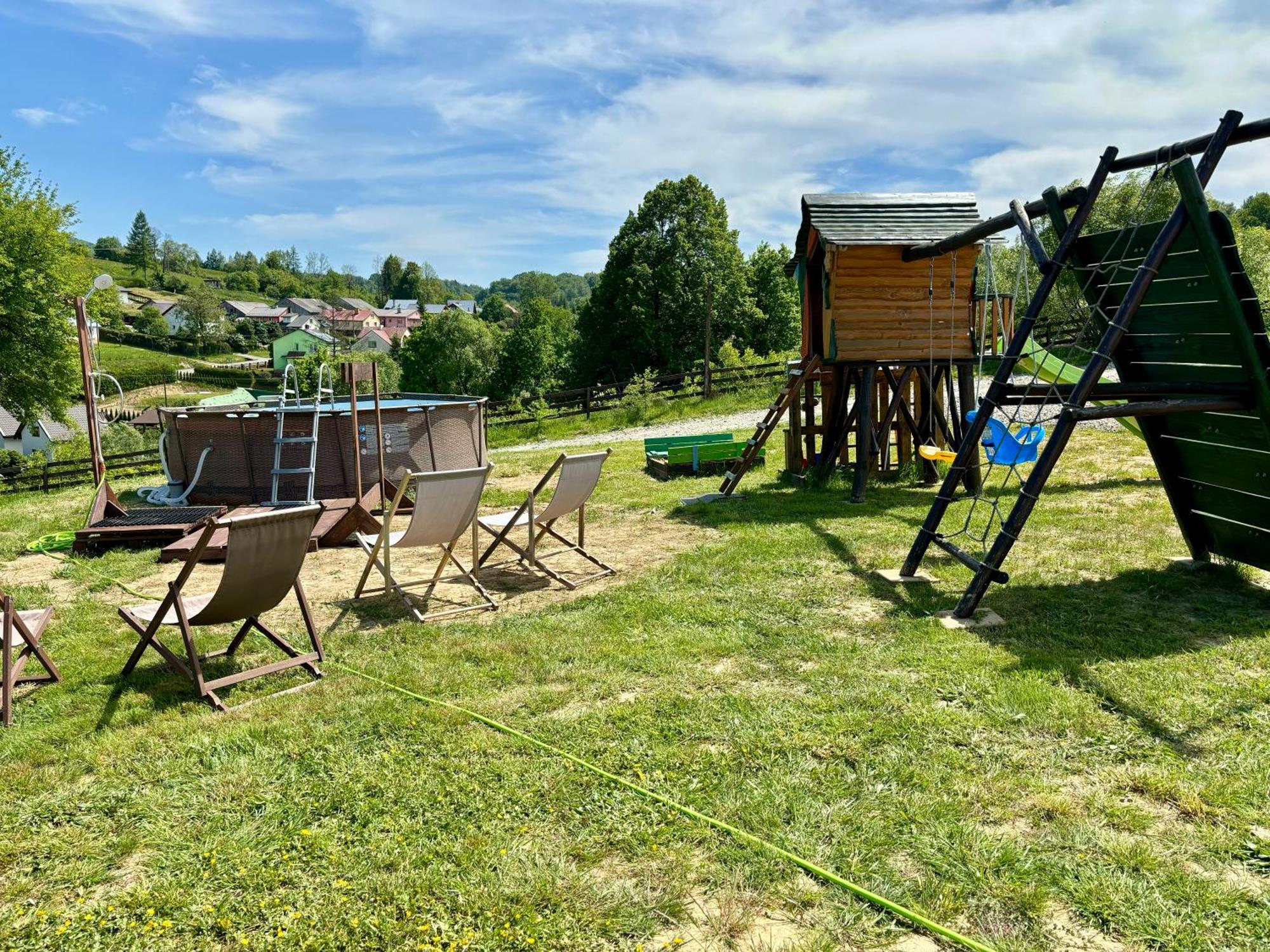 Glamping Bieszczady Z Jacuzzi I Basenem Hotel Solina  Exterior photo